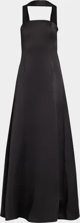 Ramy Brook Karma Strapless Draped Gown