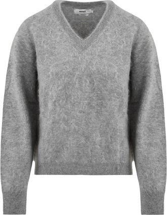 Notshy Benedicte Jersey de Cuello V - Knitwear - Mujer - Gris - S