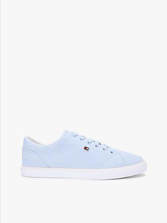 Tommy Hilfiger Low Profile Canvas Lace-Up Trainers