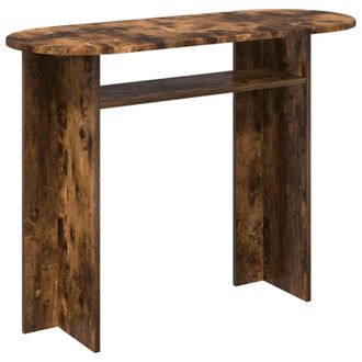 vidaXL Mesa Consola Roble Ahumado 100 X 39,5 X 75 Cm Vidaxl
