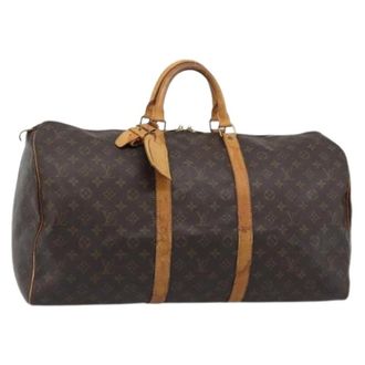 Louis Vuitton Tweedehands Canvas Louis Vuitton tassen - Dames - Pre-owned - Bruin - Maat: ONE Size