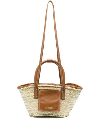 Jacquemus Le Petit Panier Soli basket-tas - Beige