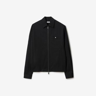 Burberry Nylon Zip Overshirt