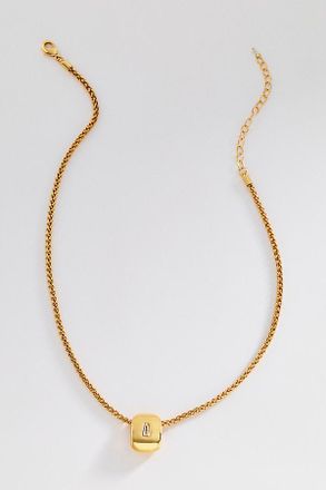 Anthropologie Pav&eacute; Crystal Pendant Necklace