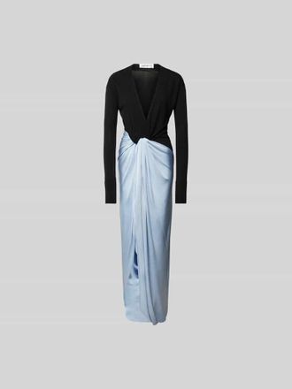 Victoria Beckham Maxikleid mit Raffungen in Black, Gr&ouml;&szlig;e XS/S