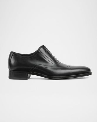 Gucci Men & apos;s Branded-Sole Leather Oxfords