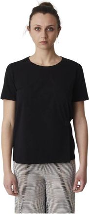 KANGRA Korte Mouw Ronde Hals Top - Dames - T-shirts - Zwart - XL - Tops