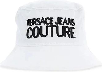 Versace Jeans Couture Accessoires, unisex, Wit, M, Witte hoeden & beanies 74Yazk 05Zg 009L02