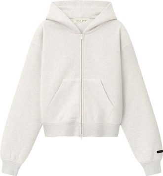 Fear of God (WMNS) Fear of God Essentials FW26 Classic Zip-Up Hoodie Oatmeal Heather RW01469-0108