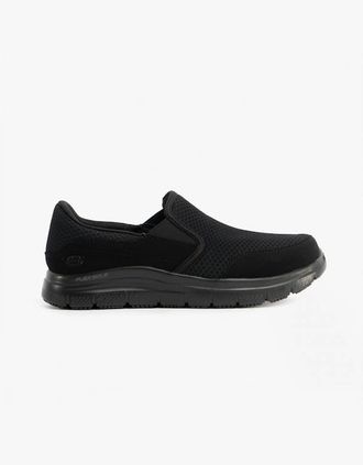 Skechers Mens Skechers Work 77048WEC FLEX ADVANTAGE - MCALLEN SR Mens Occupational Trainers Black - Size: 11