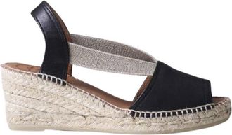Toni Pons Teide Pt Wedges - Dames - Sleehakken - Zwart - 42 EU - Schoenen