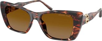 Michael Kors Tokyo Zonnebril - Dames - Zonnebrillen - Bruin - 53 MM - Accessoires