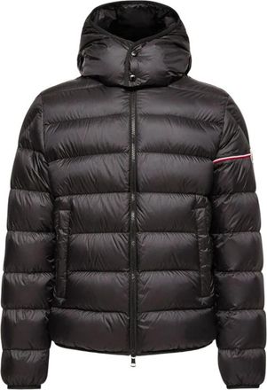 Moncler Ravenlock Korte Donsjas met Capuchon - Heren - Gewatteerde jassen - Zwart - S - Nylon - Jassen