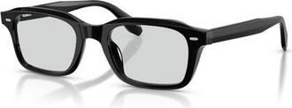 Oliver Peoples 51mm Rectangle optical glasses in Black at Nordstrom