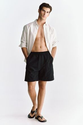 H&M Short Swim Shorts in Black at Nordstrom, Size X-Large