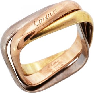Cartier Yellow Gold (18K) Pink Gold (18K) White Gold (18K) Band Ring (Pre-Owned)