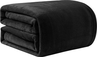 OEM Mantas Y Plaids Negros De 200x230cm, Manta De Franela, Manta C&aacute;lida Para Sof&aacute;, Plaid De Cama, Reversible