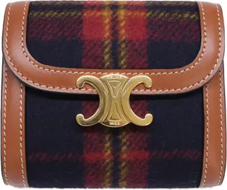 Celine Multi-Color Textile Wallet (Tri-Fold) (Pre-Owned)