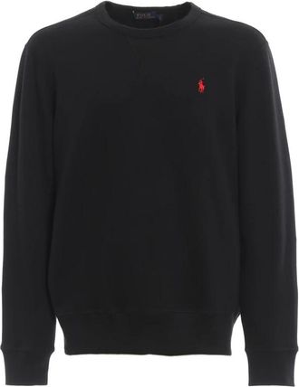 Ralph Lauren Felpa in cotone - Heren - Sweatshirts - Zwart - M - Katoen - Hoodies & sweatvesten