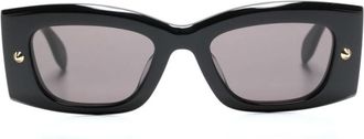 Alexander McQueen Black Classic Sunglasses