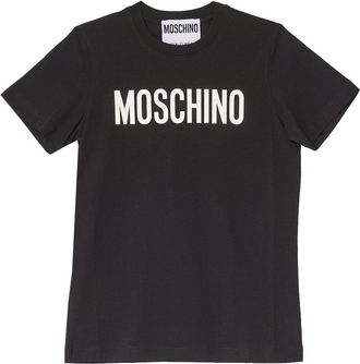 Moschino Logo Printed Crewneck T-shirt