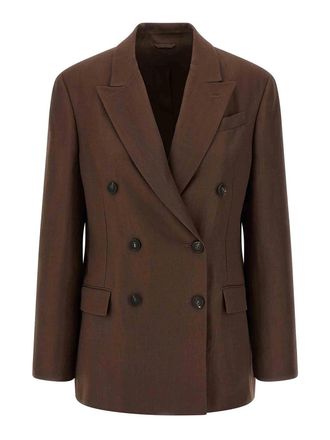 Brunello Cucinelli Double-Breasted Blazer