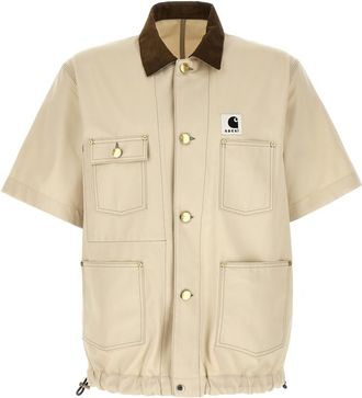 sacai Beige Sacai X Carhartt WIP Duck Shirt