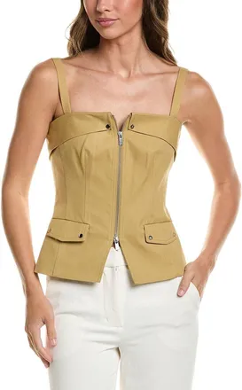 Toccin Jayden Zip Front Moto Top