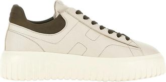 Hogan H-Stripes Allacciato H - Heren - Sneakers - Wit - 43 EU - Leer - Schoenen
