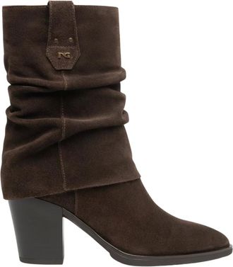 Nero Giardini Stivale Western in Camoscio - - Shoes - Donna - Marrone - 41 EU