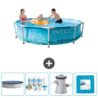 Intex Piscina Con Estructura Redonda - 305x76 Cm - 5-piezas Scb2