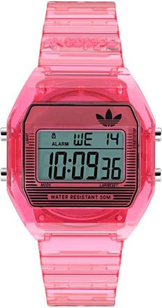 adidas Originals ADIDAS Originals Digital Two Crystal Unisexs Pink Watch AOST25540 Resin - One Size