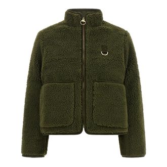Barbour Elenora Fleece Jas - Dames - Fleece jassen - Groen - S - Katoen - Fitness