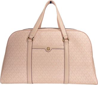 Michael Kors Michael Kors Travel Extra Large Powder Blush PVC Top Zip Weekender Luggage Womens Bag