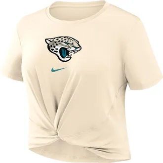 Nike Jacksonville Jaguars Rivalries Collection One Classic Twist Nike Womens Dri-FIT NFL T-Shirt in Brown | 04PS15A9N-FJD
