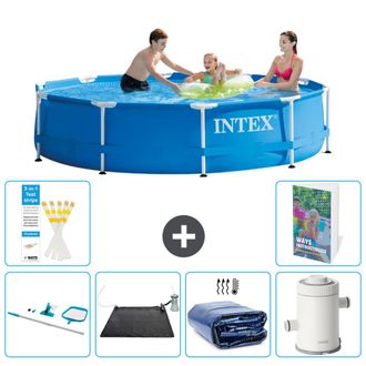 Intex Piscina Con Estructura Redonda - 305x76 Cm - 7-piezas S61