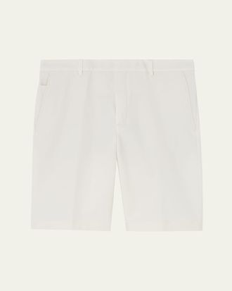 Loro Piana Mens Jarno Flat-Front Bermuda Shorts