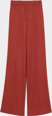 Adam Lippes Wyatt Stretch Canvas Wide-Leg Pants