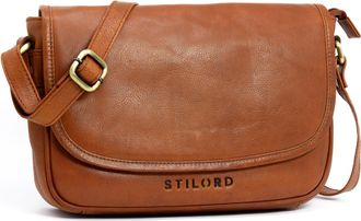 STILORD Avis Womens Small Leather Handbag Mini Vintage Purse Crossover Bags for Women Ladies Shoulder Bag for Work Travel Festival, Colour:texas - brown