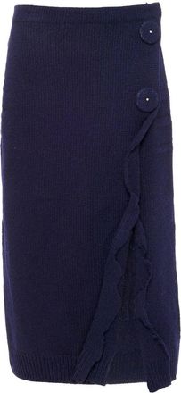 Prada Cashmere Knitted Pencil Skirt - Womens - Cashmere