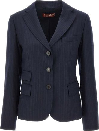 Max Mara Blazer gessato - Blu
