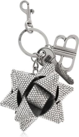 Balenciaga Bag Accessories, female, Gray, Size: ONE SIZE Gifting Bow Charm
