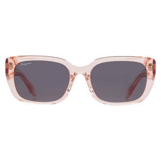 Ferragamo Ferragamo Grey Rectangular Ladies Sunglasses SF1094SLB 685 55