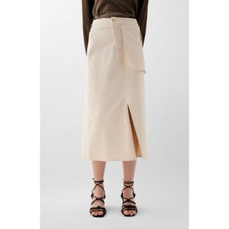 Scalpers Denim Pocket Skirt in Ecru at Nordstrom, Size X-Large Eu