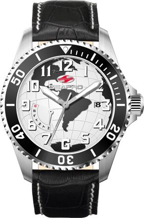 Seapro Mens Voyager White Dial Watch