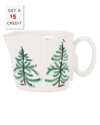 Vietri Vietri Lastra Holiday Creamer With $6 Credit