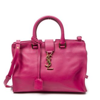 Saint Laurent Small Monogram Cabas schoudertas