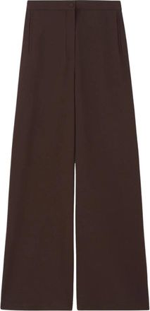 Rodebjer Sini Wijde Broek - Dames - Wijde Broeken - Bruin - XL - Broeken