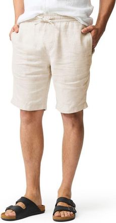 Rodd & Gunn Linen Shorts in Oatmeal at Nordstrom, Size Xxx-Large