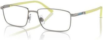 Arnette 55mm Rectangle optical glasses in Silver at Nordstrom